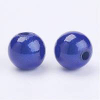 10 Miracleperlen, Perlen ,6 oder 8 mm,blau, Zauberperlen, Schmuckperlen Bild 2