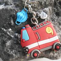 Schlüsselanhänger Feuerwehrauto ,  Freiwillige Feuerwehr, Feuerwehr,  DANKE SAGEN Bild 1