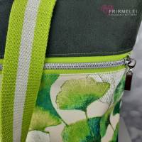 Frische Umhängetasche in grünem Ginkgodesign ( Kalea von Wolkenstich) Bild 6