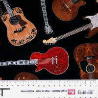 19,00 EUR/m Meterware Timeless Treasures Musik Gitarren US-Designerstoff Kissen Decken Taschen Accessoires Kleidung Bild 3