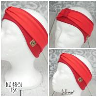 Stirnband mit Schleife Rot KU 48-51 Bild 1