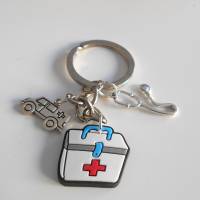 Arzt, Ärztin, Sani,  Schlüsselanhänger Arzttasche, Krankenwagen Bild 2