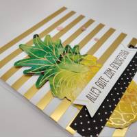 Geburtstagskarte Ananas  mit Umschlag Bild 2