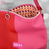 OHLALA - Knallige Handtasche mit kurzem Trageriemen (Schnitt "Paulette" von Shamballa Bags) Bild 3