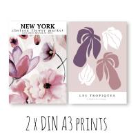 Bilderset NEW YORK CHELSEA FLOWER MARKET 10er DIN A3/A4/A5 Prints Bilder Poster Kunstdrucke Printset Bild 4