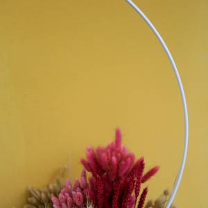 Metallring XXL 45cm weiß für DIY Traumfänger, Makrameeprojekte und Blumenkränze Bild 3