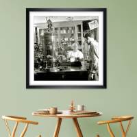 Espressobar in New York I. 1942 -  KUNSTDRUCK schwarz Weiß  Fotografie Italien Vintage Art Fineart Print Kunst Bild 3