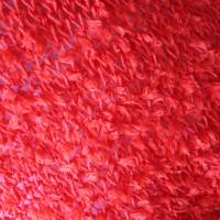 Sommerlicher Pulli aus Baumwolle in Rot, gestricktes Sommer-Top, Grobstrick Pullunder, Größe S-M Bild 10