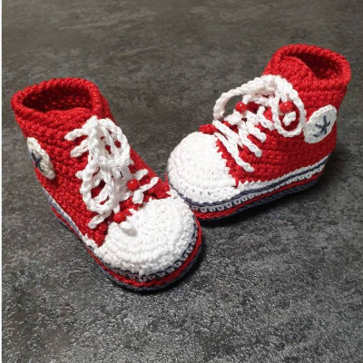 Babysneakers rot ca.10 cm