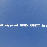 Rezeptbuch, hell-blau, 224 Seiten liniert, A4, Guten Appetit, smacznego, afiyet olsun, eet smakelijk Bild 7