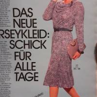 True Vintage Antik Nostalgie Burda 8/80 Schnittmuster Nähen Handarbeiten Anleitung 80 er Bild 4