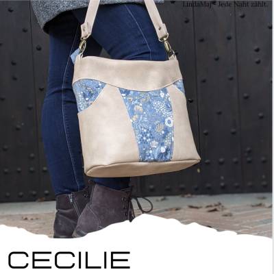 Ebook Umhängetasche "Cecilie" - Anleitung und Schnittmuster