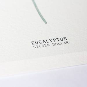 Aquarell Eukalyptus Zweige Kunstdruck, Eikalyptus grüner Blatt Kunstdruck, Eukalyptus Poster, Wohnzimmer Wandkunst Bild 3