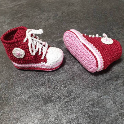 Babysneakers rot ca.10 cm