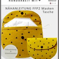 Nähanleitung & Schnittmuster in Papierform "FFP2 Maskentasche" Bild 1