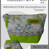 Nähanleitung & Schnittmuster in Papierform Kosmetiktasche "Cosmo" Bild 1