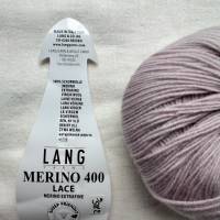 25g Lang Yarns Merino 400 Lace, Fb. 19, rosa, Lacegarn, Nadelstärke 2,5-3,5, Lauflänge 200m Bild 4