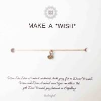 Make A *Wish* - Wunscharmband / Glücksarmband * little diamant 2 * Boho Wedding Schmuck Bild 1