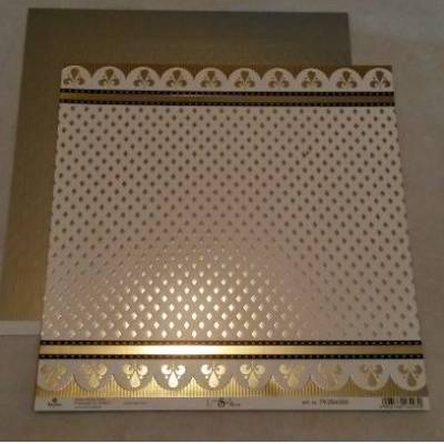 Scrapbookingpapier - Silver Line Bordüre