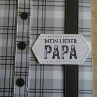 Vatertag  Vatertagskarte  Glückwunschkarte zum Vatertag  Vater Papa Papi Bild 2