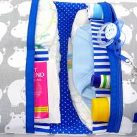 Windeltasche Wickeltasche für Baby unterwegs *Hippos* Bild 2