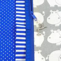 Windeltasche Wickeltasche für Baby unterwegs *Hippos* Bild 5