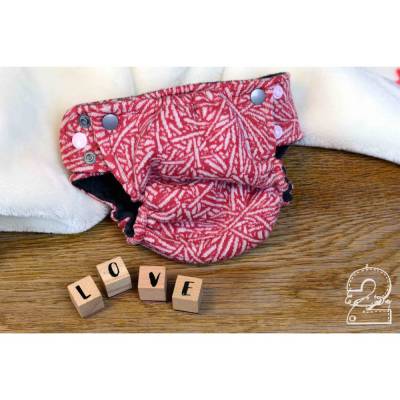 Abhaltewindel aus Wolle, Soihtu beere/ grau