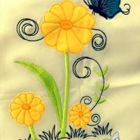 Frühlingsdeko - wunderschöner Schmetterling in Doodle Version - in 4 Größen, bitte Format auswählen Bild 3