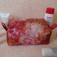 besondere Kosmetiktasche, BoxyBag, Utensilo, Kulturbeutel, Make-up Tasche mit Reißverschluß, Bild 2