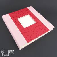Fotoalbum, rosa rot, Herzen, 25 x 24,5 cm, 60 Seiten Bild 1