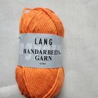 50g Lang Yarns Handarbeitsgarn, Topflappenwolle, Fb 759, orange, Baumwolle, LL 84m Bild 1