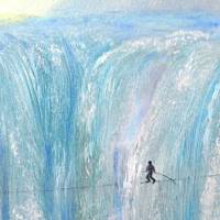 Wilde Wasser – majestätisch und atemberaubend - Original Ölmalerei, gerahmt Bild 3
