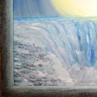 Wilde Wasser – majestätisch und atemberaubend - Original Ölmalerei, gerahmt Bild 5