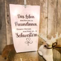 Lichtertüte mit Spruch / Mitbringsel / Wohn Accessoires Dekoration / Geschenkidee unter 10€ Bild 1
