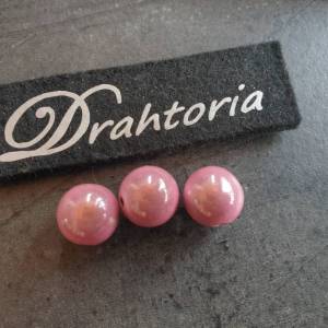 DRAHTORIA "HARLEKIN"  Kette Halskette mit toll leuchtenden Perlen und Lavastein sowie Edelstahl Elementen Farbe: Bild 6