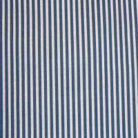 10,50 EUR/m Stoff Baumwolle - Raya marine, Streifen dunkelblau-weiß 2mm Bild 4