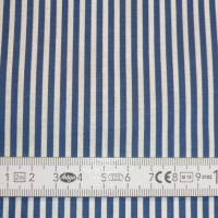 10,50 EUR/m Stoff Baumwolle - Raya marine, Streifen dunkelblau-weiß 2mm Bild 6