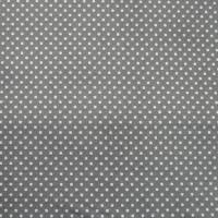 8,90 EUR/m Stoff Baumwolle Punkte weiß auf grau 2mm Bild 2