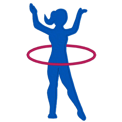 Stickdatei "Hula Hoop Girl"