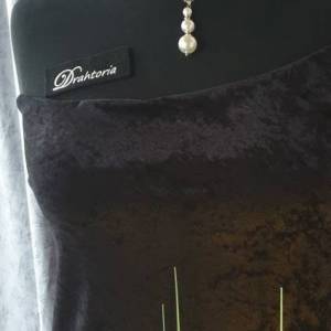 DRAHTORIA Tolle Kette mit Perlen in weiß und Edelstahl-Elementen sowie Edelstahl-Kette Gliederkette Anhänger Ohrring Ohr Bild 2