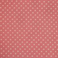 8,90 EUR/m Stoff Baumwolle - Punkte weiß auf altrosa / rosa 2mm Bild 3