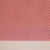 8,90 EUR/m Stoff Baumwolle - Punkte weiß auf altrosa / rosa 2mm Bild 6