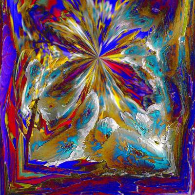 Urknall - Digital-ART - Kunstwerk limitiert auf 10 - Design Ulrike Kröll