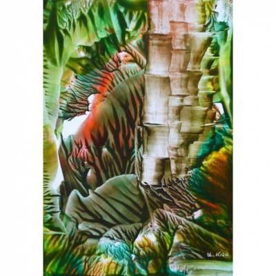 Kunst–Postkarte - „Bambus“