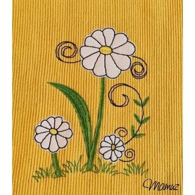 * Fantasie Blume - wunderschöne Frühlingsdeko * Doodle Stickdateien in 6 Größen