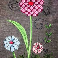 Frühlingsdeko - wunderschöne Fantasie Blume Doodle in 6 Größen, bitte Format auswählen Bild 7