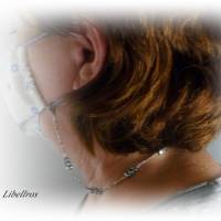 Extralange Brillenkette mit Herzen - XXL,Maskenkette,Geschenk,Muttertag,elegant,edel,leicht,bicolor,silber-u.goldfarben Bild 5
