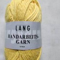 50g Lang Yarns Handarbeitsgarn, Topflappenwolle, Fb 613, gelb, sonnengelb, Baumwolle, LL 84m Bild 1
