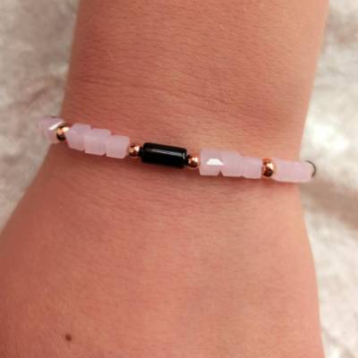 Damen Armband Jade-Onyx