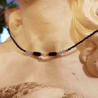 Süße Halskette Spinell Jade Onyx Bild 3